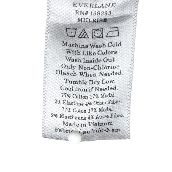 EVERLANE Jeans Ankle Skinny Denim Black - Picture 8 of 8